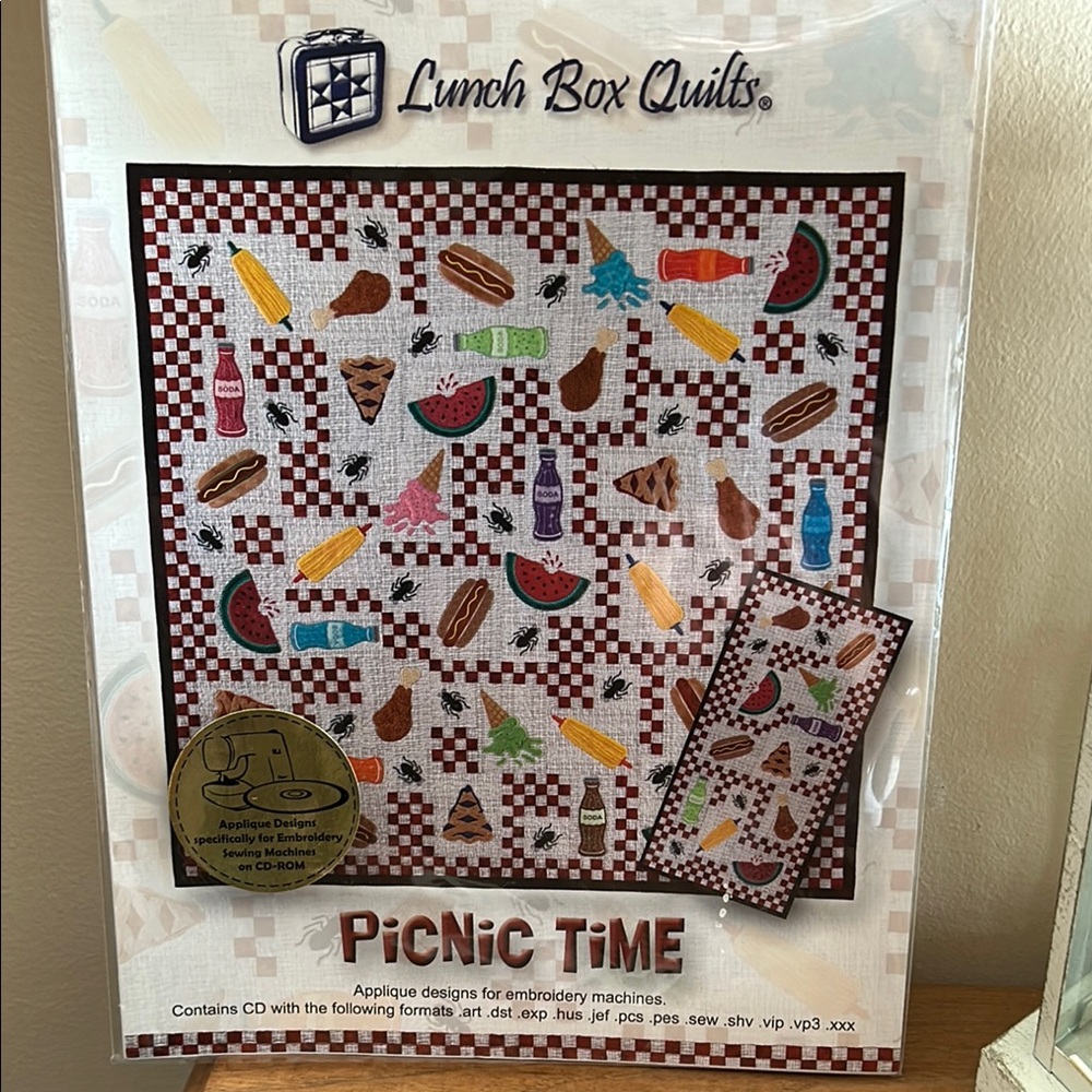 Lunch Box Quilts Picnic Time Applique Designs